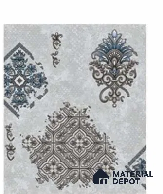 666122 | 10 Meter x 21 Inches Damask Look Wallpaper - 57.37 Sq. Ft. | Minimum 15% wastage during installation