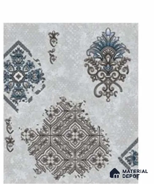 666122 | 10 Meter x 21 Inches Damask Look Wallpaper - 57.37 Sq. Ft. | Minimum 15% wastage during installation