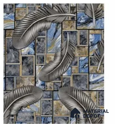 666127 | 10 Meter x 21 Inches Damask Look Wallpaper - 57.37 Sq. Ft. | Minimum 15% wastage during installation