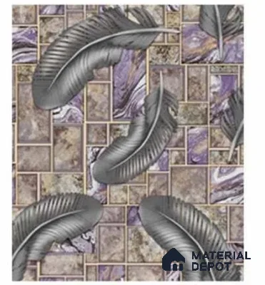 666128 | 10 Meter x 21 Inches Damask Look Wallpaper - 57.37 Sq. Ft. | Minimum 15% wastage during installation