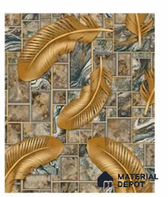 666129 | 10 Meter x 21 Inches Damask Look Wallpaper - 57.37 Sq. Ft. | Minimum 15% wastage during installation
