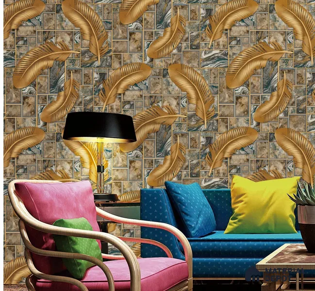 666129 | 10 Meter x 21 Inches Damask Look Wallpaper - 57.37 Sq. Ft. | Minimum 15% wastage during installation