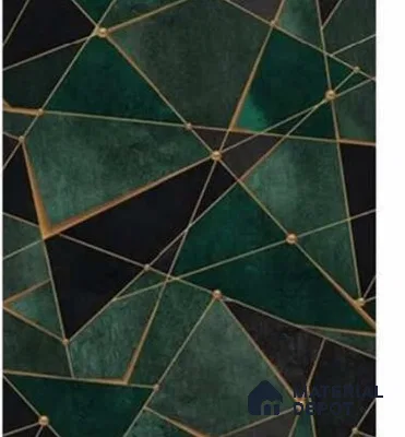 666130 | 10 Meter x 21 Inches Geometric Look Wallpaper - 57.37 Sq. Ft. | Minimum 15% wastage during installation