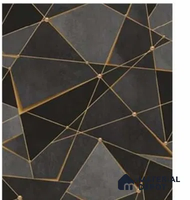 666131 | 10 Meter x 21 Inches Geometric Look Wallpaper - 57.37 Sq. Ft. | Minimum 15% wastage during installation