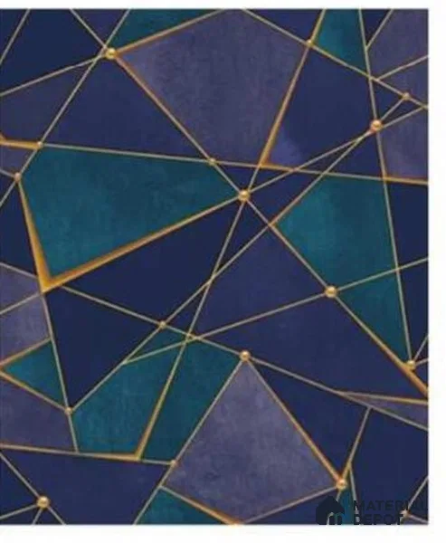 666132 | 10 Meter x 21 Inches Geometric Look Wallpaper - 57.37 Sq. Ft. | Minimum 15% wastage during installation