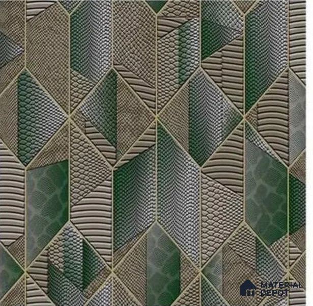 666143 | 10 Meter x 21 Inches Geometric Look Wallpaper - 57.37 Sq. Ft. | Minimum 15% wastage during installation