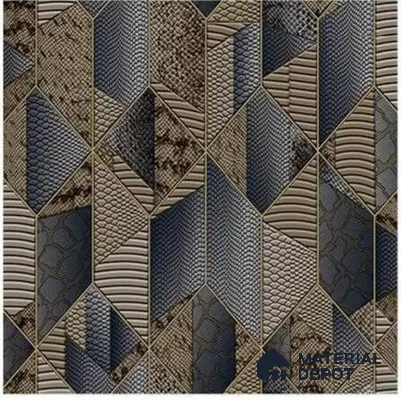 666145 | 10 Meter x 21 Inches Geometric Look Wallpaper - 57.37 Sq. Ft. | Minimum 15% wastage during installation