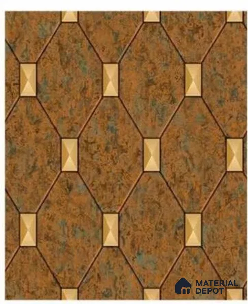 666146 | 10 Meter x 21 Inches Patterned Look Wallpaper - 57.37 Sq. Ft. | Minimum 15% wastage during installation