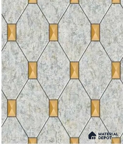 666147 | 10 Meter x 21 Inches Patterned Look Wallpaper - 57.37 Sq. Ft. | Minimum 15% wastage during installation