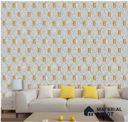 666147 | 10 Meter x 21 Inches Patterned Look Wallpaper - 57.37 Sq. Ft. | Minimum 15% wastage during installation