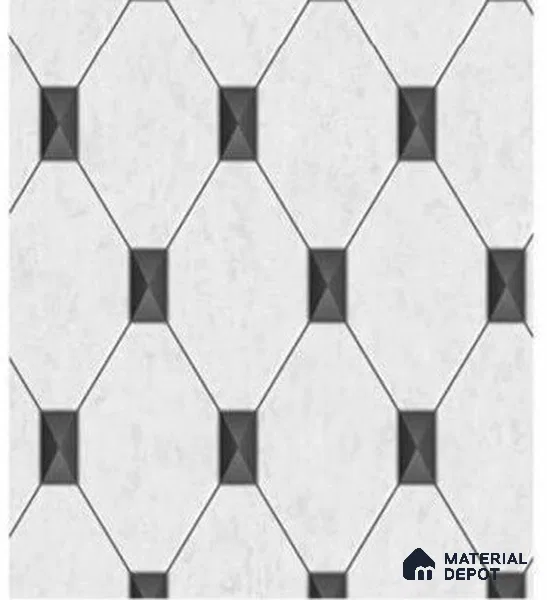 666148 | 10 Meter x 21 Inches Patterned Look Wallpaper - 57.37 Sq. Ft. | Minimum 15% wastage during installation