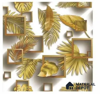 666152 | 10 Meter x 21 Inches Florals Look Wallpaper - 57.37 Sq. Ft. | Minimum 15% wastage during installation