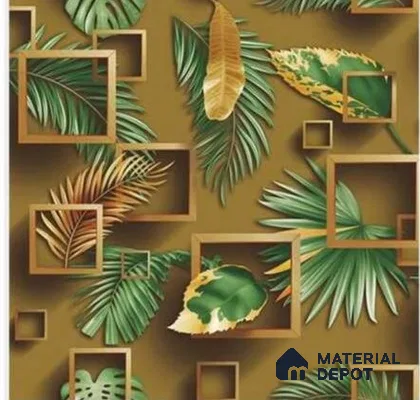 666156 | 10 Meter x 21 Inches Florals Look Wallpaper - 57.37 Sq. Ft. | Minimum 15% wastage during installation