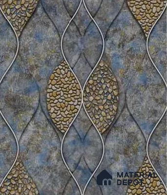 666157 | 10 Meter x 21 Inches Patterned Look Wallpaper - 57.37 Sq. Ft. | Minimum 15% wastage during installation