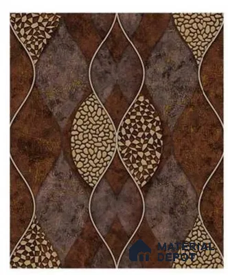 666158 | 10 Meter x 21 Inches Patterned Look Wallpaper - 57.37 Sq. Ft. | Minimum 15% wastage during installation