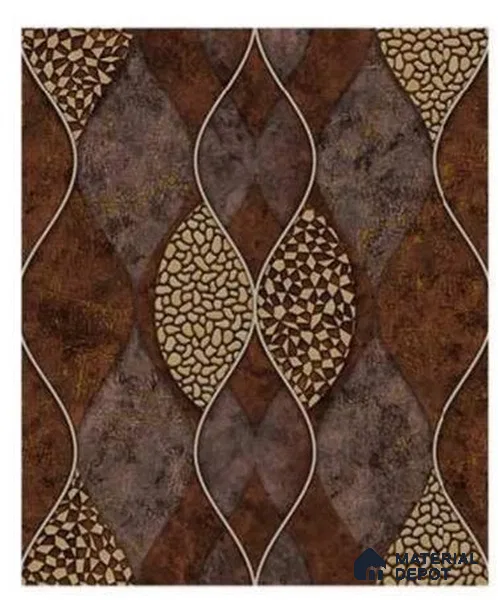 666158 | 10 Meter x 21 Inches Patterned Look Wallpaper - 57.37 Sq. Ft. | Minimum 15% wastage during installation