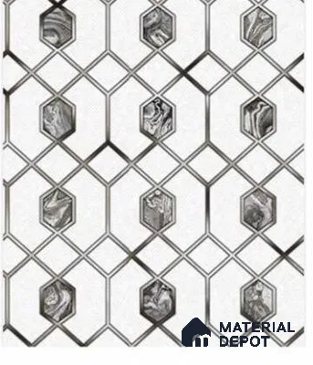 666160 | 10 Meter x 21 Inches Patterned Look Wallpaper - 57.37 Sq. Ft. | Minimum 15% wastage during installation