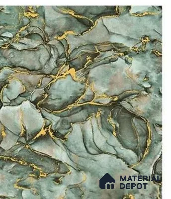 666163 | 10 Meter x 21 Inches Marble Look Wallpaper - 57.37 Sq. Ft. | Minimum 10% wastage during installation