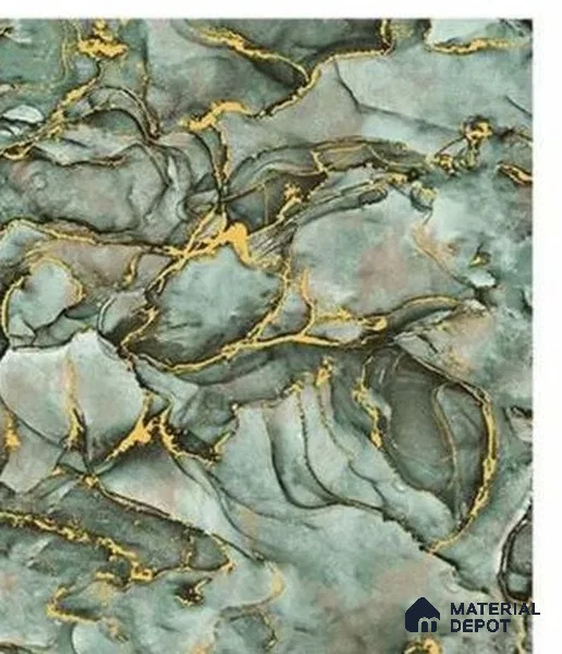 666163 | 10 Meter x 21 Inches Marble Look Wallpaper - 57.37 Sq. Ft. | Minimum 10% wastage during installation