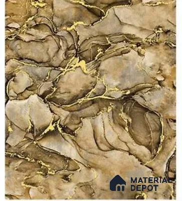 666164 | 10 Meter x 21 Inches Marble Look Wallpaper - 57.37 Sq. Ft. | Minimum 10% wastage during installation