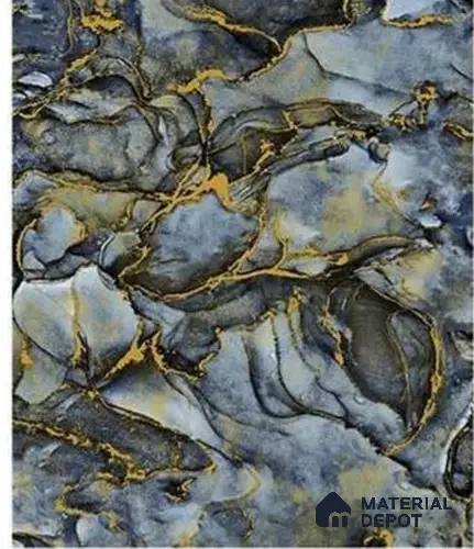 666166 | 10 Meter x 21 Inches Marble Look Wallpaper - 57.37 Sq. Ft. | Minimum 10% wastage during installation