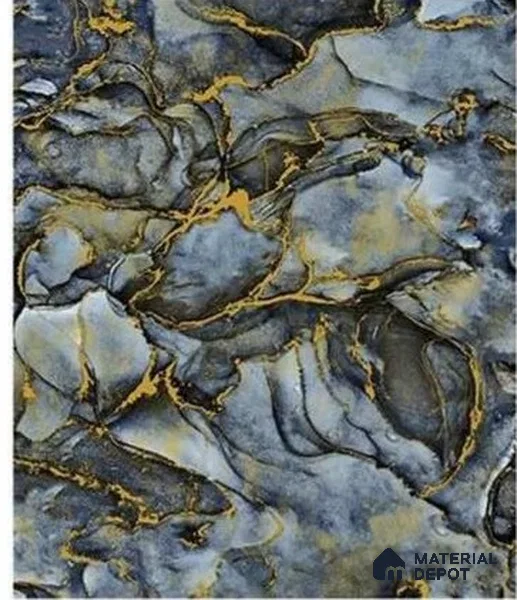 666166 | 10 Meter x 21 Inches Marble Look Wallpaper - 57.37 Sq. Ft. | Minimum 10% wastage during installation