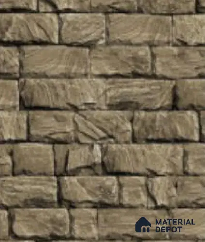 360504 | 10 Meter x 21 Inches Brick Look Wallpaper - 57.41 Sq. Ft. | Minimum 15% wastage during installation