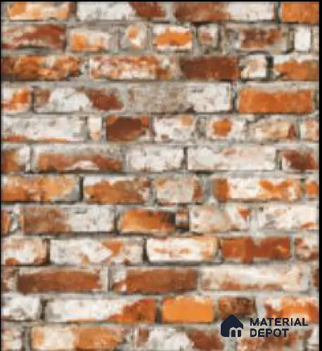 WK16-1601 | 10 Meter x 21 Inches Brick Look Wallpaper - 57.41 Sq. Ft. | Minimum 15% wastage during installation