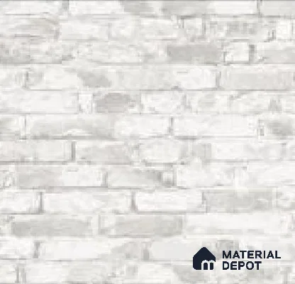 WK16-1602 | 10 Meter x 21 Inches Brick Look Wallpaper - 57.41 Sq. Ft. | Minimum 15% wastage during installation