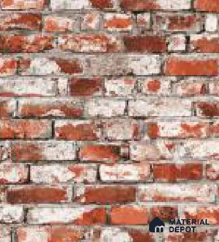 WK16-1603 | 10 Meter x 21 Inches Brick Look Wallpaper - 57.41 Sq. Ft. | Minimum 15% wastage during installation