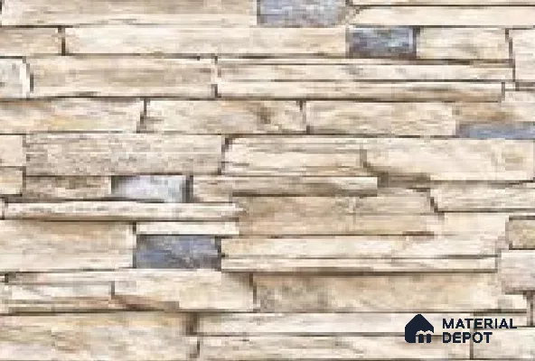 WK16-1605 | 10 Meter x 21 Inches Brick Look Wallpaper - 57.41 Sq. Ft. | Minimum 15% wastage during installation