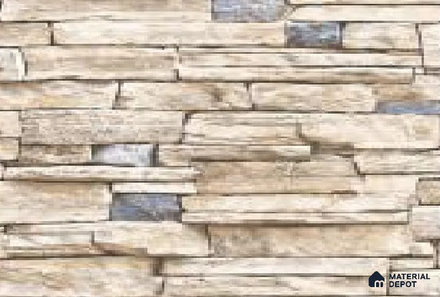 WK16-1605 | 10 Meter x 21 Inches Brick Look Wallpaper - 57.41 Sq. Ft. | Minimum 15% wastage during installation