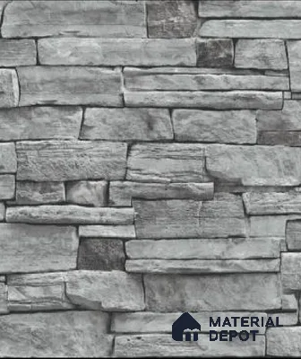 WK16-1607 | 10 Meter x 21 Inches Brick Look Wallpaper - 57.41 Sq. Ft. | Minimum 15% wastage during installation