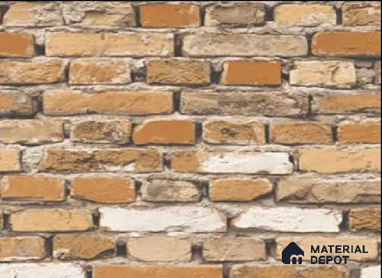 WK16-1611 | 10 Meter x 21 Inches Brick Look Wallpaper - 57.41 Sq. Ft. | Minimum 15% wastage during installation