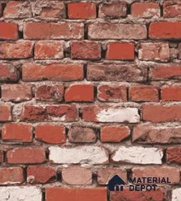 WK16-1612 | 10 Meter x 21 Inches Brick Look Wallpaper - 57.41 Sq. Ft. | Minimum 15% wastage during installation