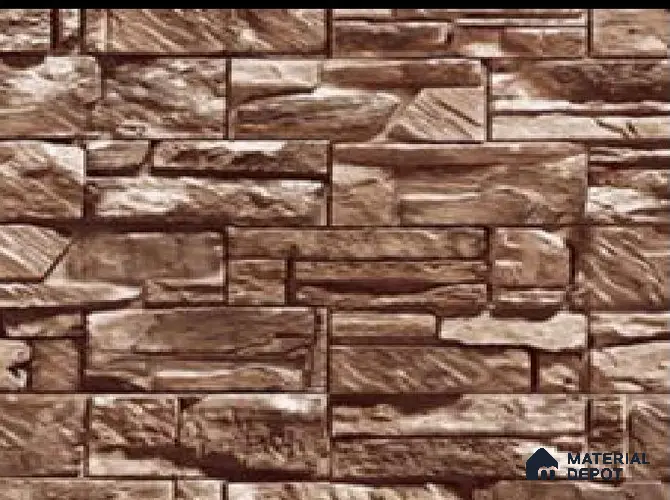 WK16-1619 | 10 Meter x 21 Inches Brick Look Wallpaper - 57.41 Sq. Ft. | Minimum 15% wastage during installation