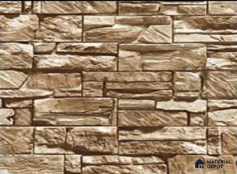 WK16-1620 | 10 Meter x 21 Inches Brick Look Wallpaper - 57.41 Sq. Ft. | Minimum 15% wastage during installation
