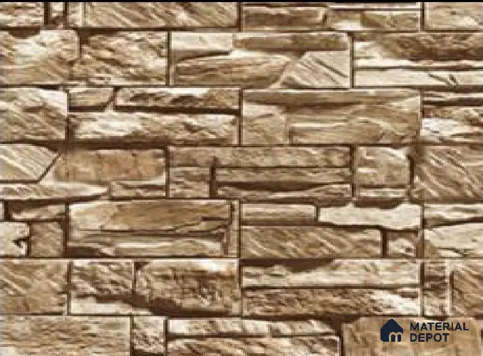 WK16-1620 | 10 Meter x 21 Inches Brick Look Wallpaper - 57.41 Sq. Ft. | Minimum 15% wastage during installation