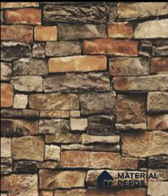 WK16-1623 | 10 Meter x 21 Inches Brick Look Wallpaper - 57.41 Sq. Ft. | Minimum 15% wastage during installation