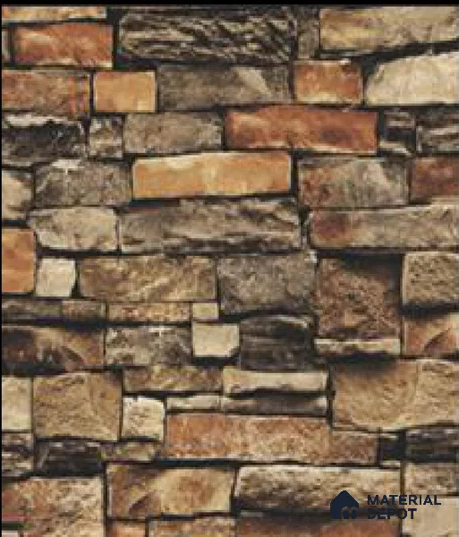 WK16-1623 | 10 Meter x 21 Inches Brick Look Wallpaper - 57.41 Sq. Ft. | Minimum 15% wastage during installation