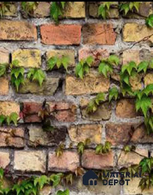WK16-1628 | 10 Meter x 21 Inches Brick Look Wallpaper - 57.41 Sq. Ft. | Minimum 15% wastage during installation