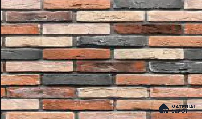 WK16-1631 | 10 Meter x 21 Inches Brick Look Wallpaper - 57.41 Sq. Ft. | Minimum 15% wastage during installation