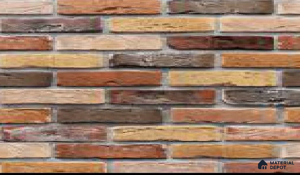 WK16-1632 | 10 Meter x 21 Inches Brick Look Wallpaper - 57.41 Sq. Ft. | Minimum 15% wastage during installation