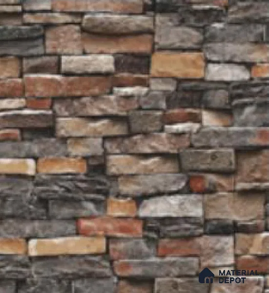 WK16-1636 | 10 Meter x 21 Inches Brick Look Wallpaper - 57.41 Sq. Ft. | Minimum 15% wastage during installation