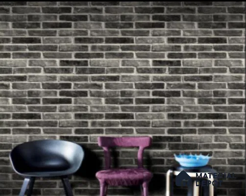 WK16-1639 | 10 Meter x 21 Inches Brick Look Wallpaper - 57.41 Sq. Ft. | Minimum 15% wastage during installation