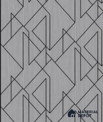 WK26-2635 | 5 Meter x 42 Inches Geometric Look Wallpaper - 57.41 Sq. Ft. | Minimum 15% wastage during installation