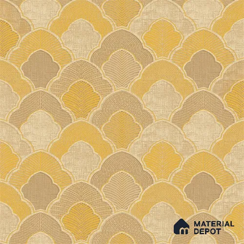 P2 4002 | 10 Meter x 21 Inches Damask Look Wallpaper - 57.41 Sq. Ft. | Minimum 15% wastage during installation