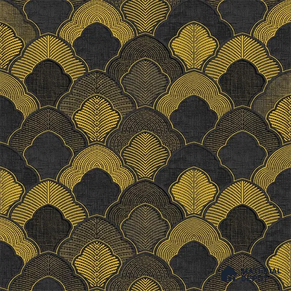 P3 4003 | 10 Meter x 21 Inches Damask Look Wallpaper - 57.41 Sq. Ft. | Minimum 15% wastage during installation