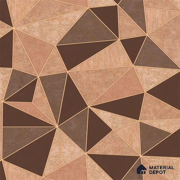 P60 4060 | 10 Meter x 21 Inches Geometric Look Wallpaper - 57.41 Sq. Ft. | Minimum 15% wastage during installation