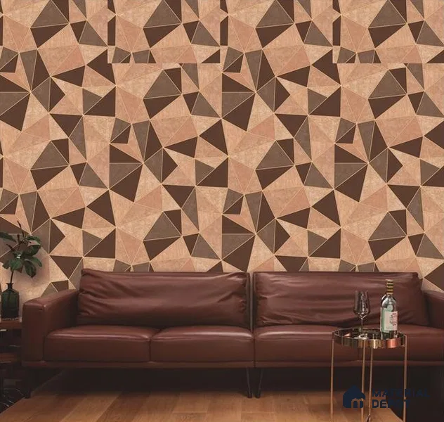 P60 4060 | 10 Meter x 21 Inches Geometric Look Wallpaper - 57.41 Sq. Ft. | Minimum 15% wastage during installation